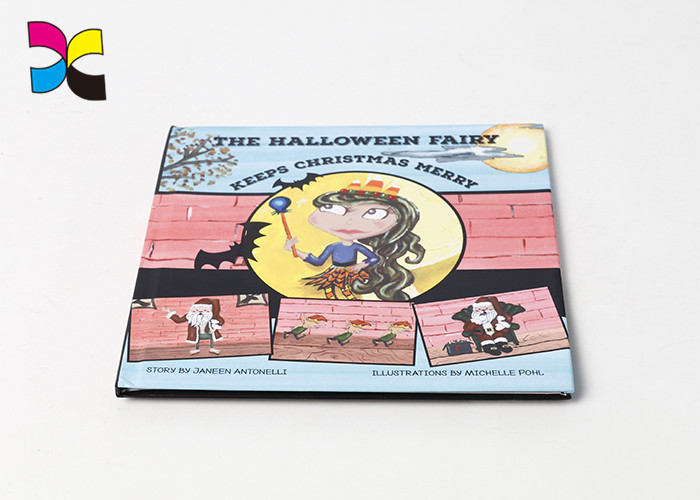 Kids A4 Hardcover Book Printing With Optional Lamination 23mm Cover Cardboard