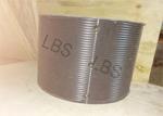 Black LBS Grooved Drum High Polymer Nylon Matrial For Tower Crane
