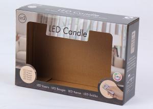 China Glossy Corrugated Small Gift Boxes With Clear Window Oil Vanishing Finishing factory