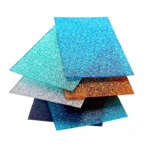 China Colored Polycarbonate Roofing Panels 2mm-10mm Polycarbonate Sun Sheet For Outdoor Park factory