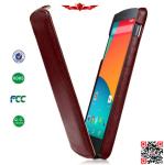 Newest Fashion Design Authentic Italy PU Flip Leather Case For LG Google Nexus 5