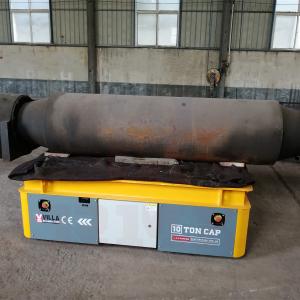 China 10 Ton Battery Operated Cart Trackless Motorized Transfer Trolley factory
