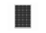 Energy Saving Monocrystalline Solar Module 100W 18V Environmental Friendly