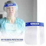 Dust Proof Disposable Full Face Shield 100% PET Material Prevent Scratches