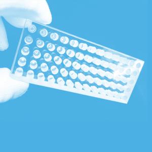 China Perforated Machining Quartz Glass Plate With Porous High Precision factory