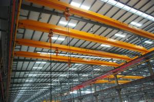 China Handling Equipment Single Girder Overhead Crane Low Maintenance Long Working Life factory