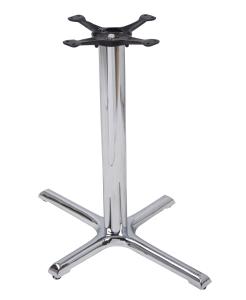 China 1107 Modern fashionable CHROME steel pedestal table base Aluminum Table legs factory