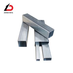China European Standard Customized Size 20*20mm 40*40mm 60*60mm 80*80mm Galvanized Steel Square Tube/Pipe factory