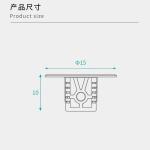 15*10mm Plastic Shelf Support Pin Pegs, furniture panel connector for cabinets