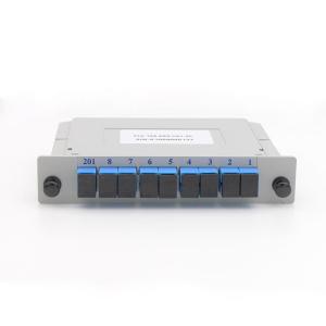 China LGX Modular FTTH Products 1x16 Cassete Box Fiber Splitter Distribution Box RoHS factory