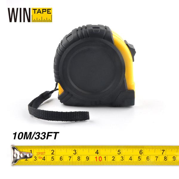 33ft 10m X 1 Inch Metric And Imperial Tape Measure Metal With Tempered Steel End