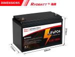 Build In BMS LiFePO4 Battery Pack Rechargeable For Golf Car Home Backup Battery