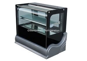 China Manual Defrost Cake Display Freezer / Bakery Display Cooler With Customized Floor Standing Or Table Top Counter on sale