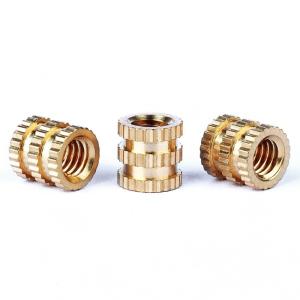 M2 M3 Brass Insert Nuts For Plastics Mouldings Alloy Steel Fasteners