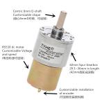 Od 42mm Gear Box 12v 24v 12 Volt 2000rpm 600rpm 20 Rpm High Speed High Torque