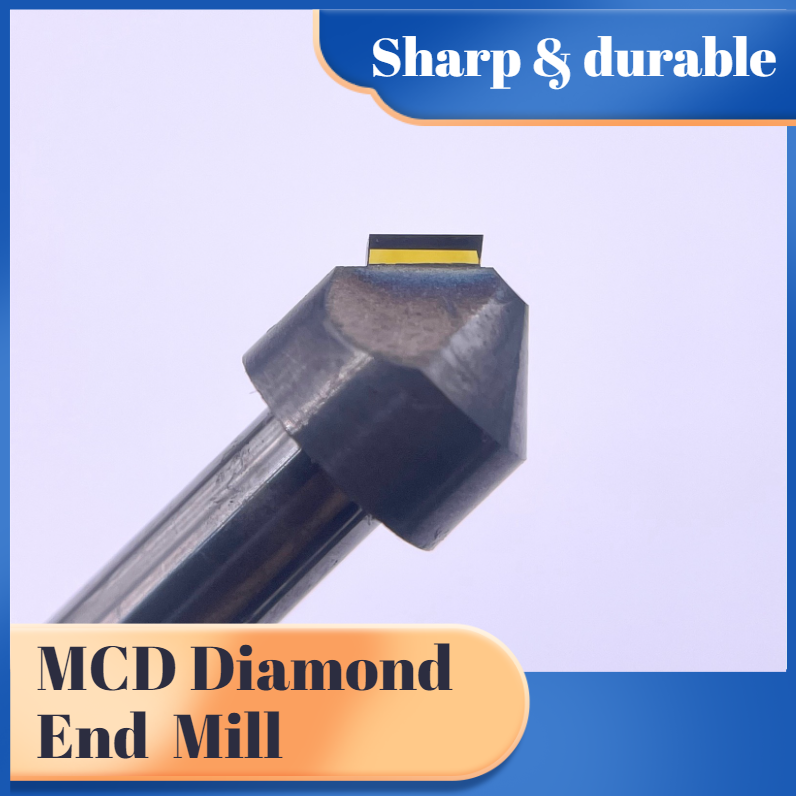 MCD monocrystalline diamond end mill Chamfer cutter Acrylic-Specific diamond engraving cutter for aluminum & copper