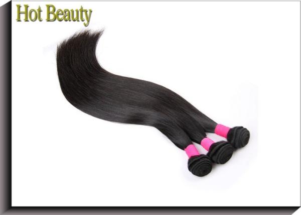 Grade 6A Virgin Hair Extensions SIly Straight For Women / Brazilian Human Hair