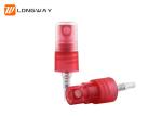 18mm Red 18/415 Fine Mist Sprayer For Make Up Bottle 0.1-0.15ml/T Discharge Rate