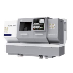 China High Precision Flat Bed CNC Lathe Machine CAK5085 Horizontal Metal Cutting Lathe factory