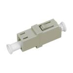 Beige LC Fiber Connector Adapter Multi Mode For Telecommunications