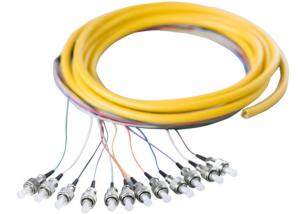 China Fiber Optic Pigtail 12 core trunk cable type pigtail factory