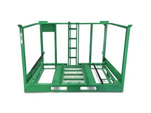 China Mild Steel Q235 1.5T Capacity unfolding Stackable Steel Pallets factory