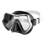 Liquid Silicone Face Snorkel Mask Scuba Dive Goggles Tempered Glass For Swimming