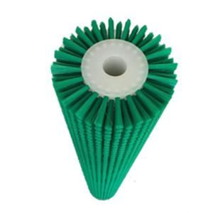 China 2024 Factory Direct Sale Nylon Wire Cylindrical Brush For Shoe Sole Cleaning Machine factory