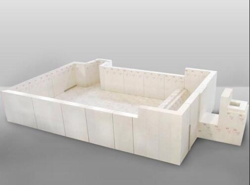 45-50% Al2O3 Content Fused Zirconia Corundum Tiles for Glass Melting Furnace Bottom