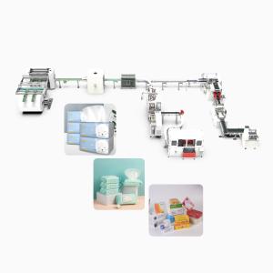 China High Speed Intelligent Soft Bag Facial Tissue Production Line for Manufacturing Plant factory