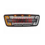 Plastic LED Eagle Wing Style Front Middle Grille With Light For Ford F150 2007
