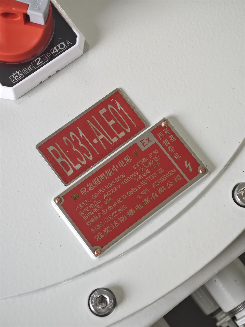 Explosion Proof Distribution Panels Industrial CNEX ATEX Approved Marine Grade Aluminum For Hazardous ZONE1 DIV1 Flameproof Emergency Lighting