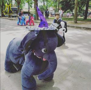 China Hansel carnival games indoor playground electric animal scooters for sale factory
