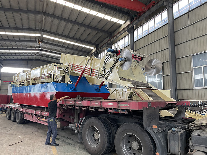 10 Cubic Meters 88kw Eco Harvester Aquatic Weed Harvester For River Waterweed Harvesting