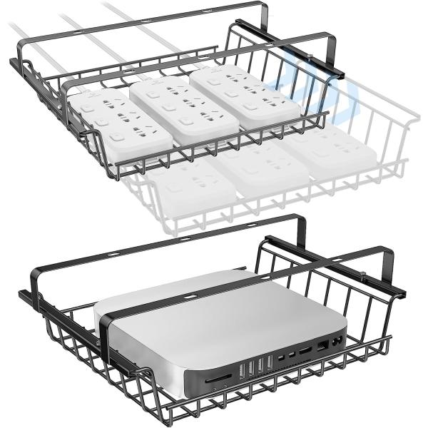 China Create a Clutter-Free Workspace with Under Desk Slideable Drawer Metal Cable Tray factory
