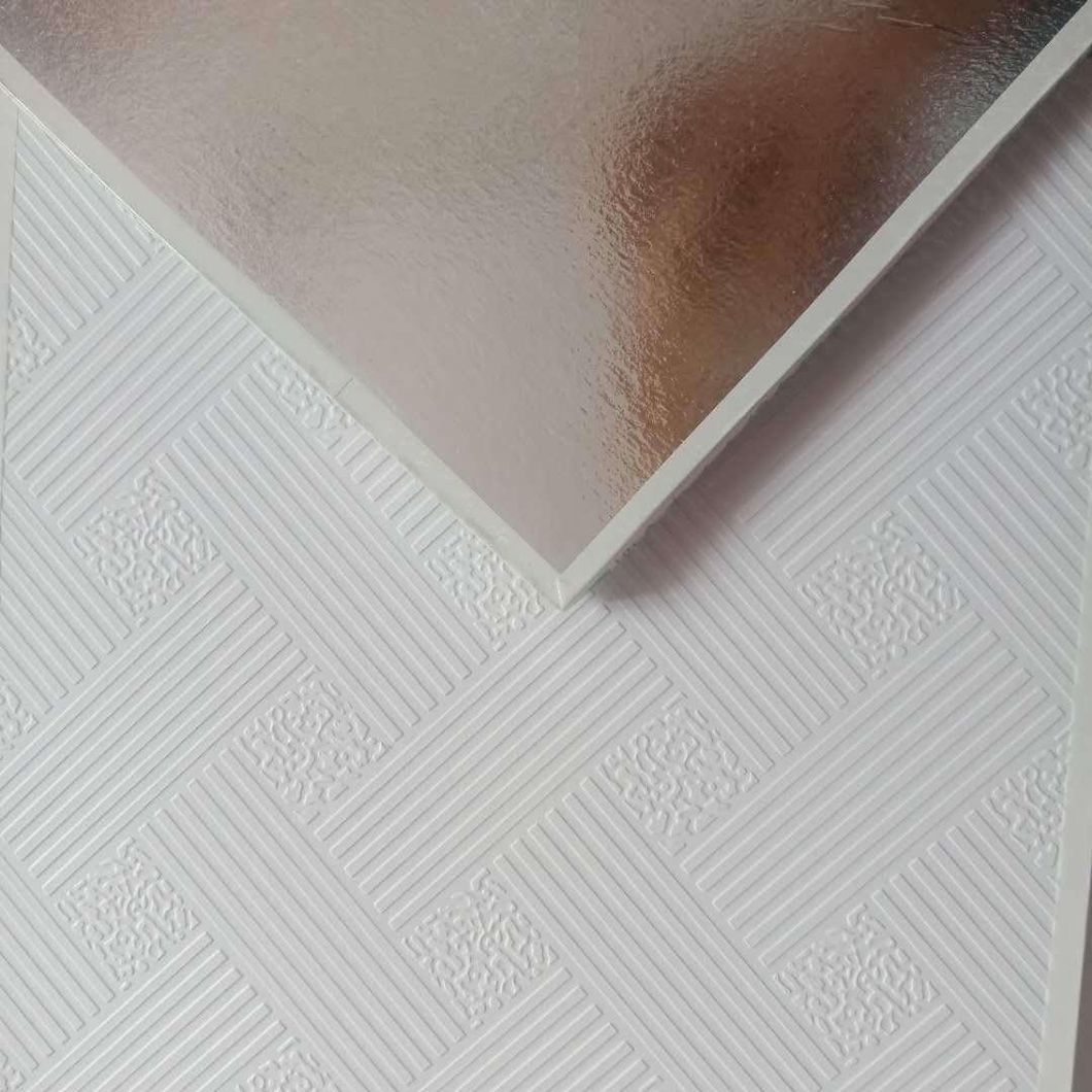 Design Acoustic Vinyl Coated PVC Gypsum Suspended Ceiling Board