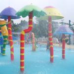 Colorful Carp Spray Park Fiberglass Equipment For Children / Kids Water