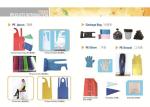 100% Virgin PE Disposable Apron CE Certificate Contact With Food Coloured Size