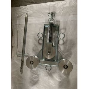 China Three-Wheel Grounding Pulley Block with 60-75mm Aluminum Pulley for Line Transmission Stringing on sale