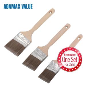 China Synthetic fiber paint brush,angled paint brush,paint brush wood handle with long handle on sale