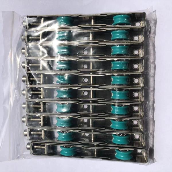 15*17*140mm Double Roller Stainless Steel Sliding Door Wheel for Office Building