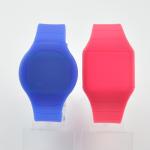 Ladies And Mens Thin Silicone Watch Various Color For Giveaway Gift