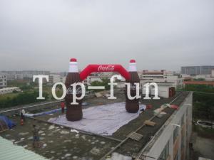 China Cheap Inflatable Bear nCarton Arch For Advertising Use / Giant Bear Carton Entrance Arch For Sale factory
