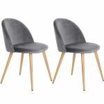Velvet Accent Chair Stackable Conference Chairs , Upholstered Side Chair Guest