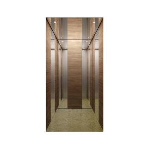 China Classic Small Residential Home Villa Elevator 13 Persons Mirror Stainless Steel VVVF factory