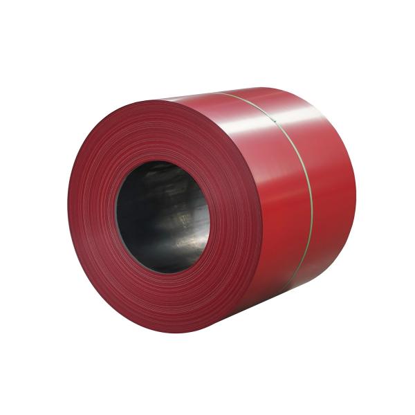 Red Ral 3005 Prepainted Galvanized Steel Coils 0.12mm Color Coated 1250mmSteel