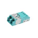 2 Port LC Duplex Quad Dust Proof Adapter V2 HD