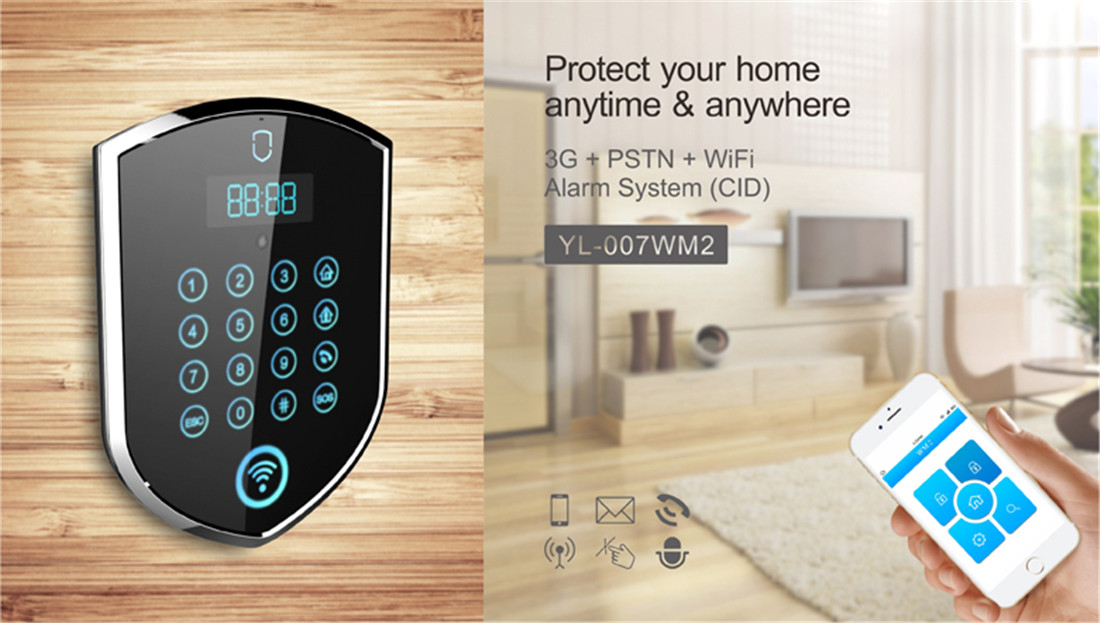 4G 2G Wi-Fi Smart Security Alarm System(YL-007WT2R)