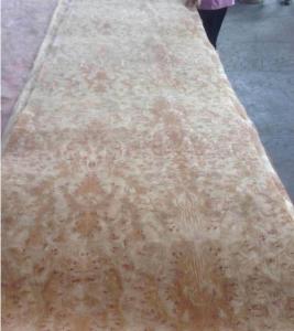 China Golden Camphor Burl Paper Backed Veneer, Paper Backed Burl Veneer factory