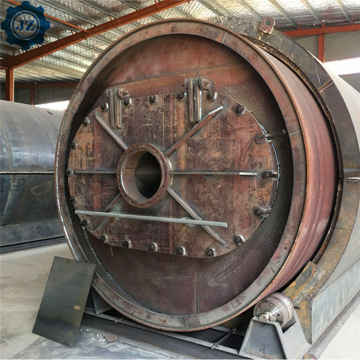 12ton 12tpd Automatic Waste Tire Recycling Pyrolysis Plant For Making Furnace Oil And Carbon Black, Steel